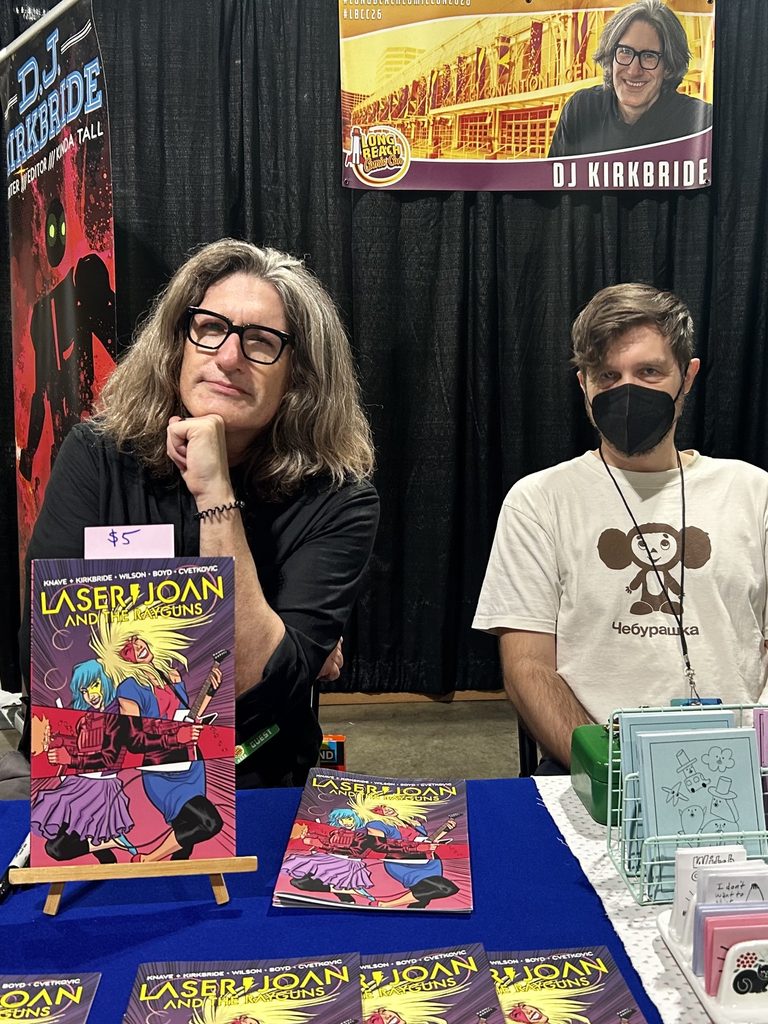 D.J. & Douglass at their LBCC 2026 table!